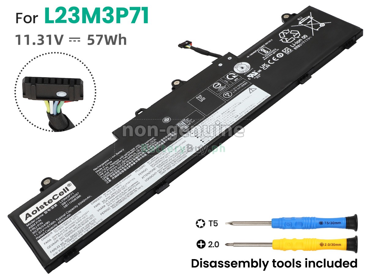 Lenovo L23M3P72 Replacement Battery