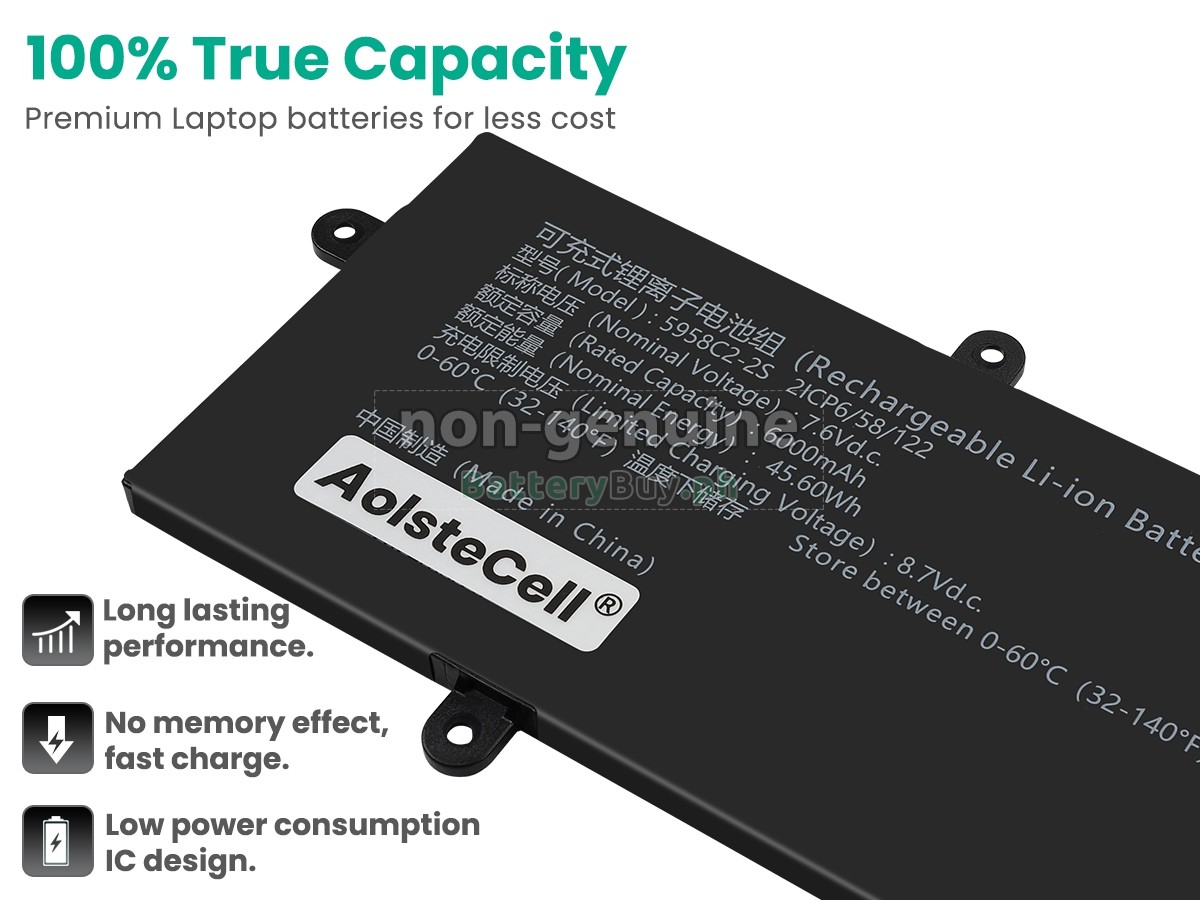 Mechrevo 5958C2-2S Replacement Battery
