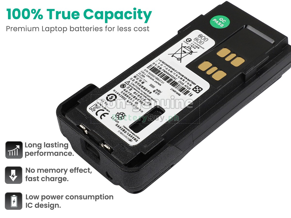 Motorola XPR7550E Replacement Battery