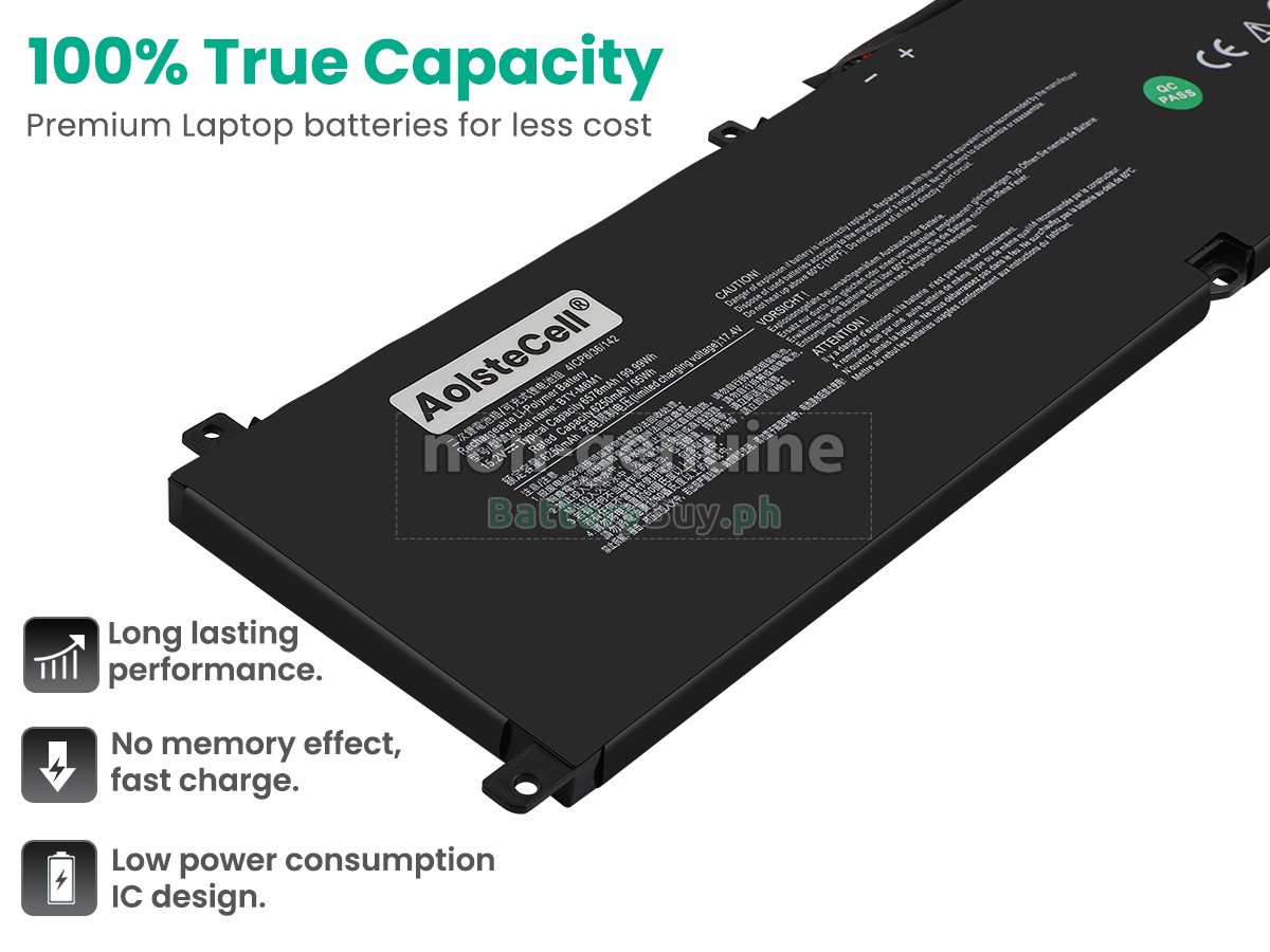 MSI STEALTH GS77 12UHS-063 Replacement Battery