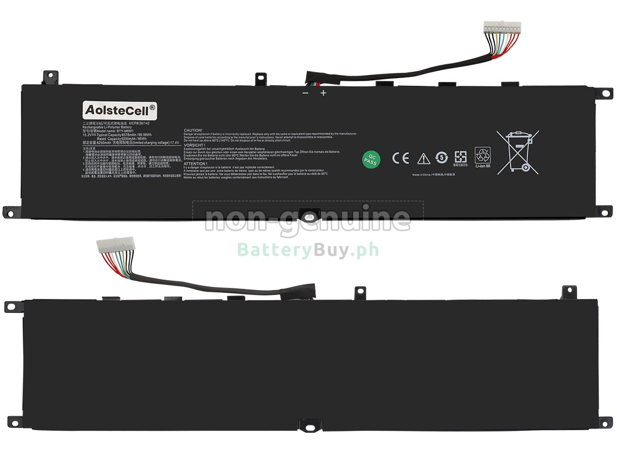 MSI STEALTH GS77 12UHS-063 Replacement Battery
