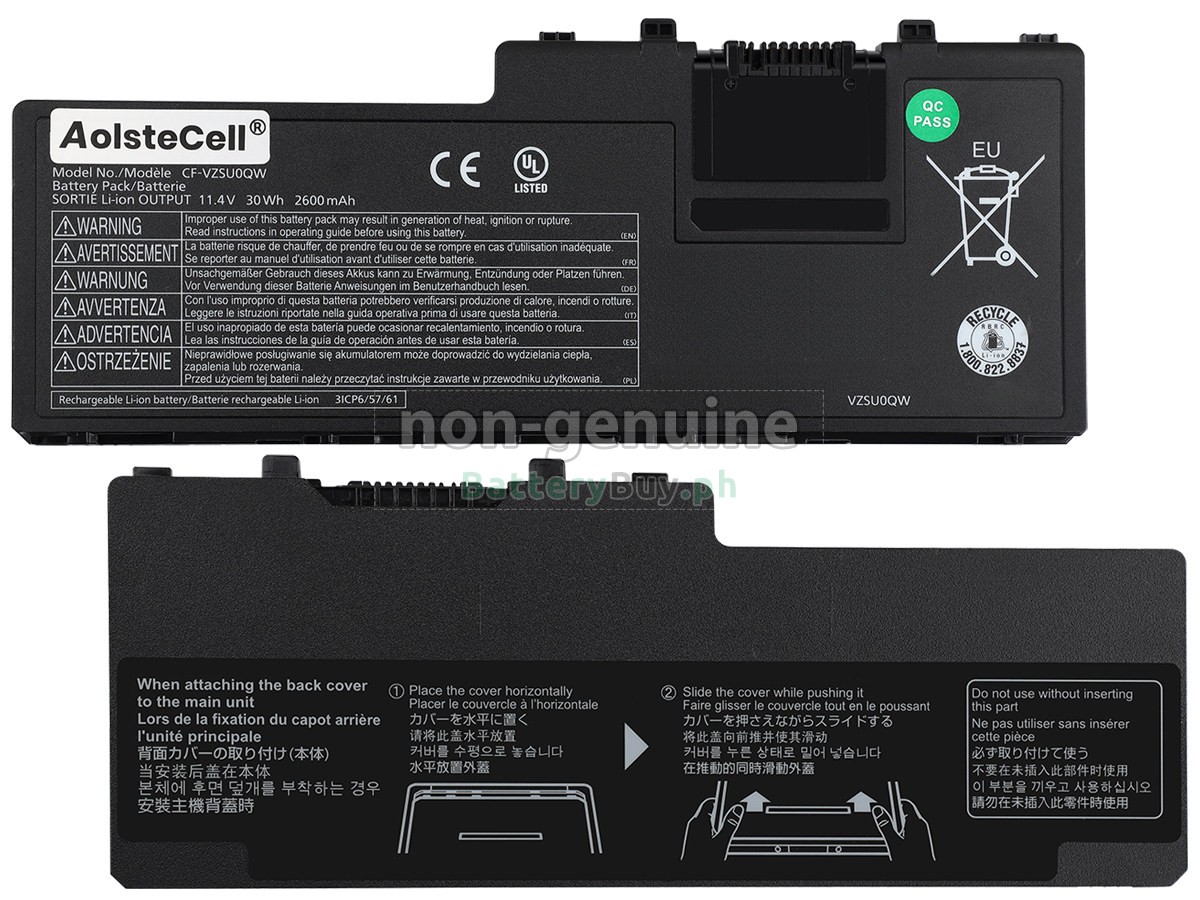 Panasonic TOUGHPAD FZ-A2A203CA3 Replacement Battery