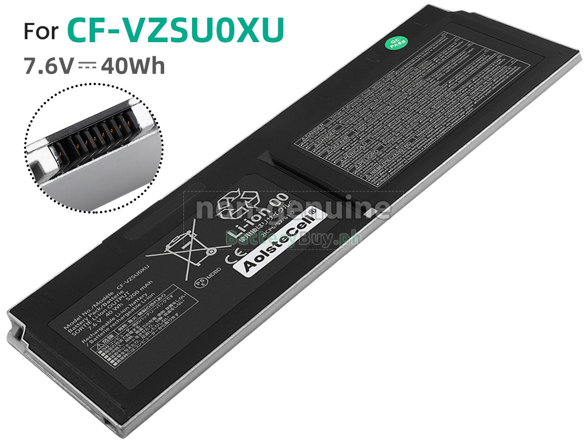 Panasonic CF-VZSU0WU Replacement Battery