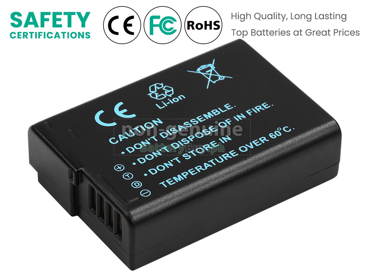 Panasonic LUMIX DMC-GF2WEB Replacement Battery