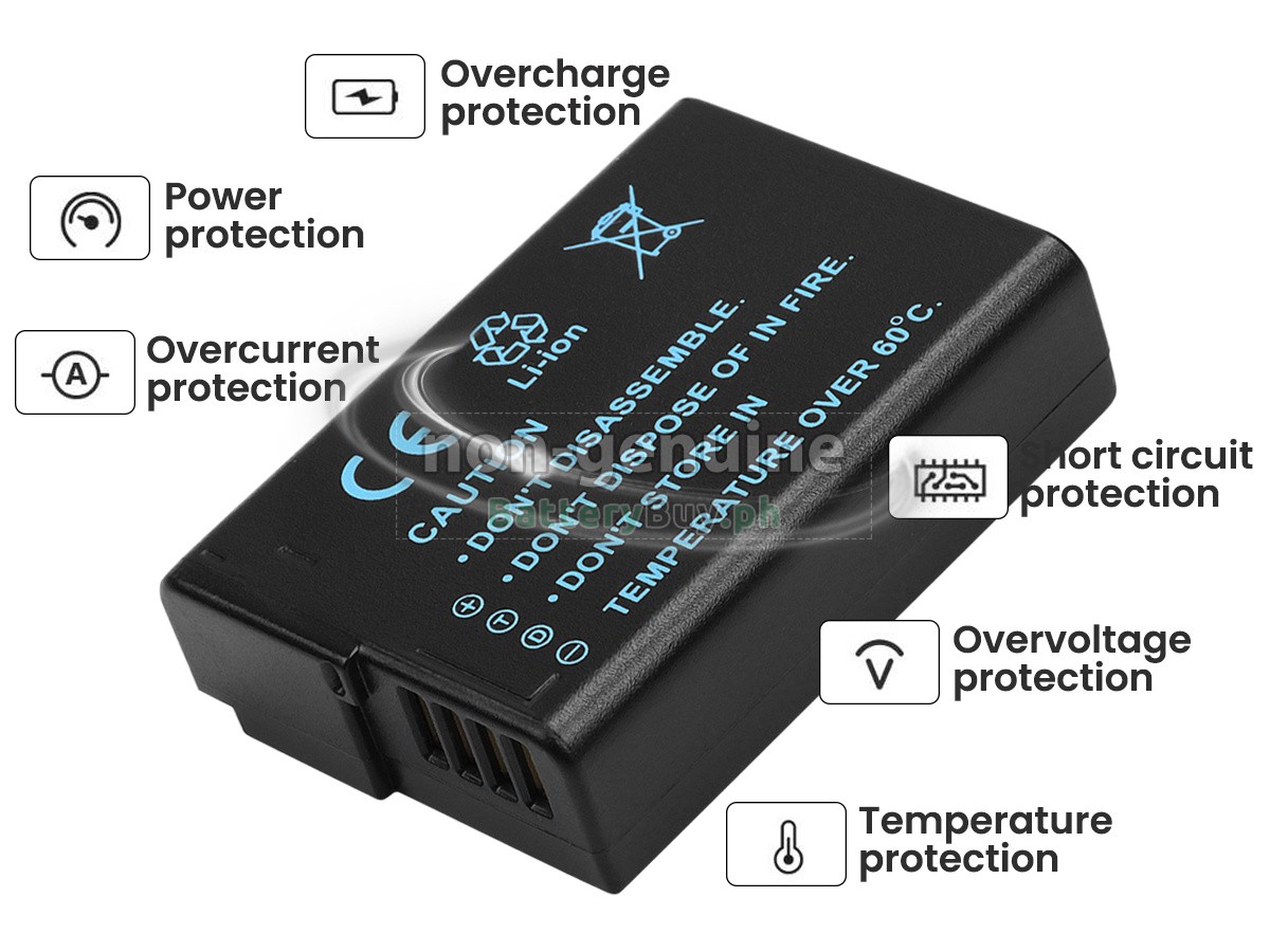 Panasonic LUMIX DMC-GF2WEB Replacement Battery