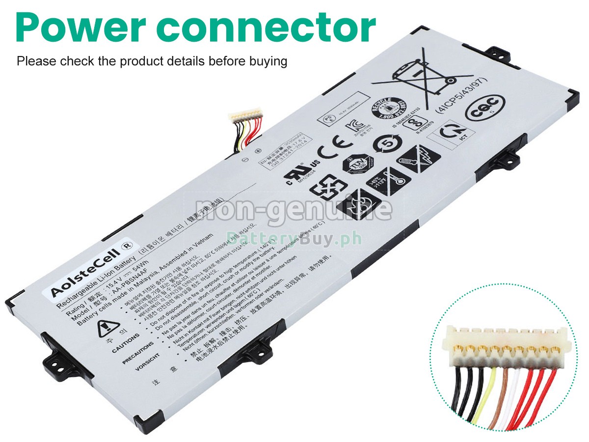 Samsung NP930SBE Replacement Battery