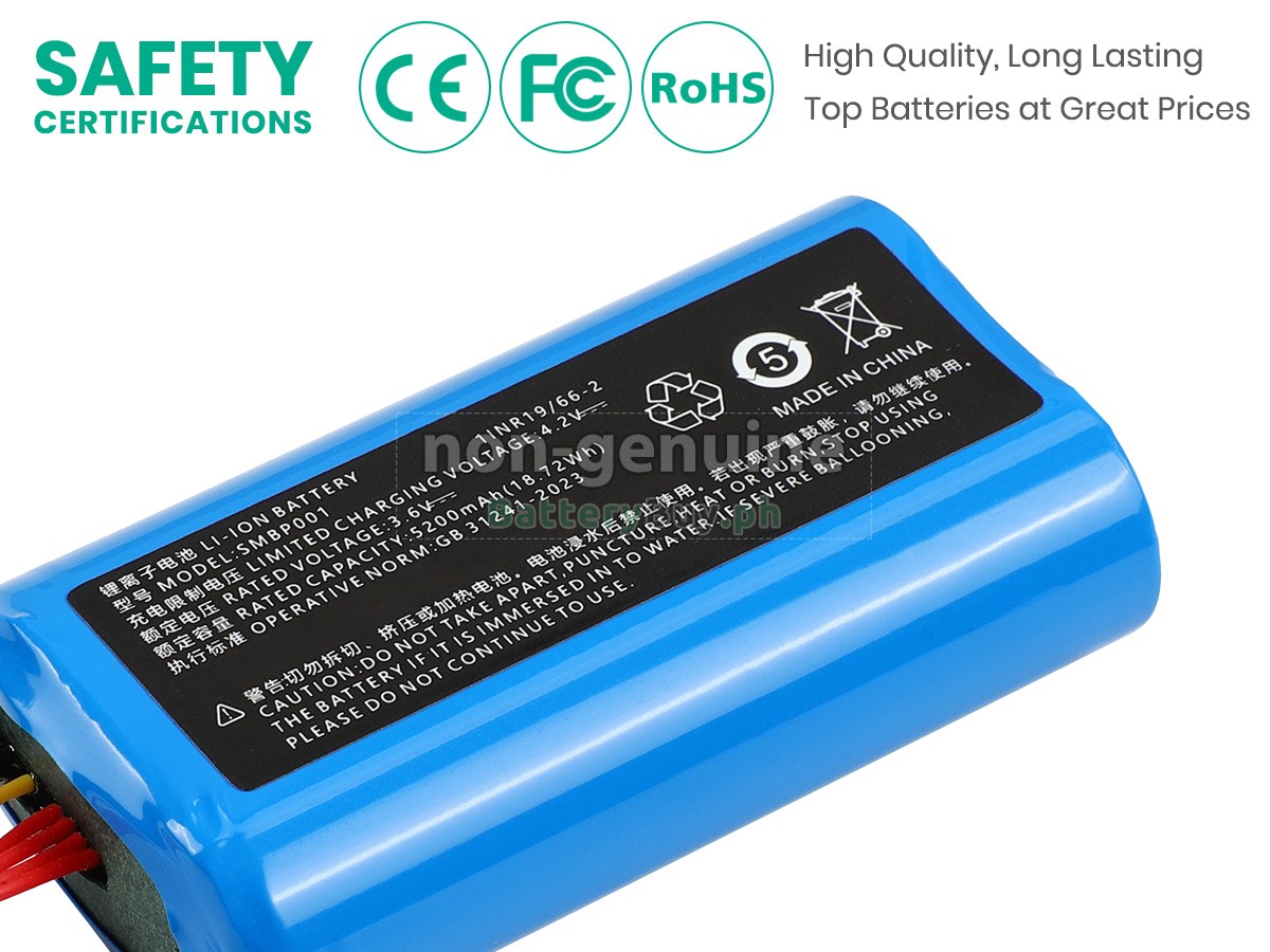 Sunmi SM-INR18650M26-1S2P Replacement Battery