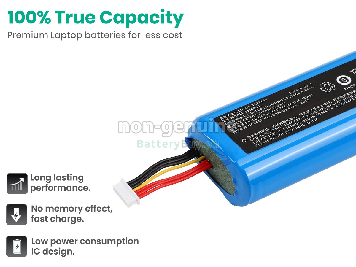 Sunmi SM-INR18650M26-1S2P Replacement Battery