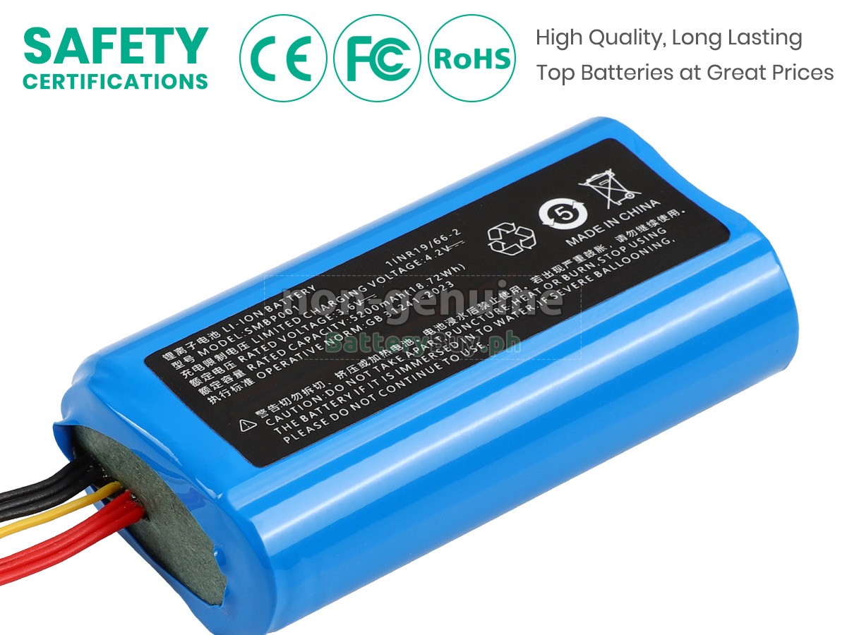 Sunmi SM-INR18650M26-1S2P Replacement Battery