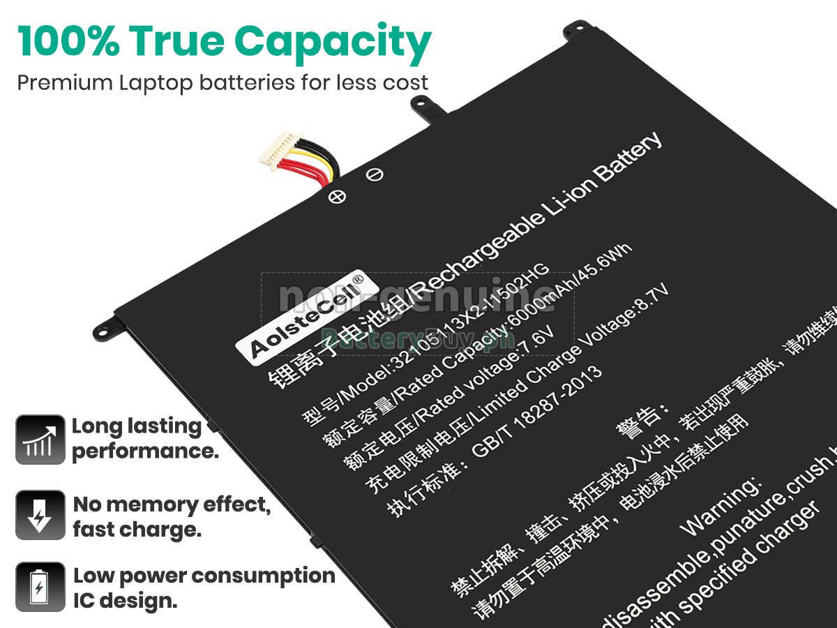 Teclast F15S Replacement Battery