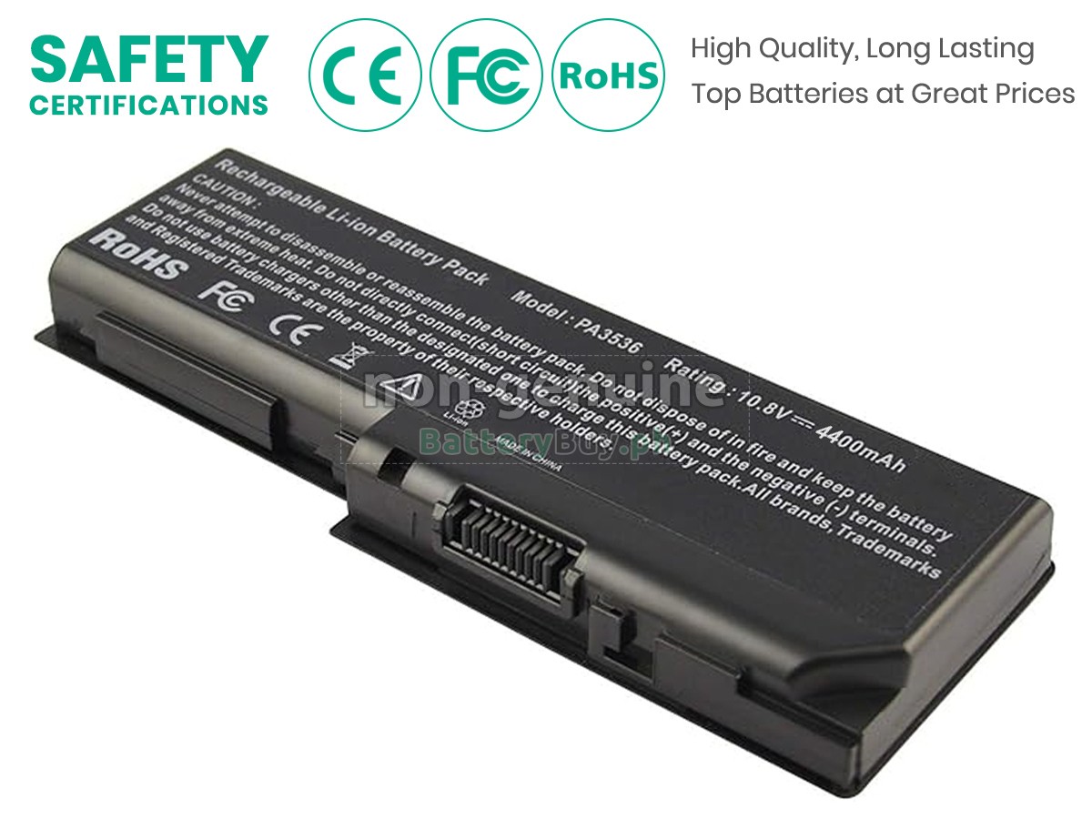 Toshiba Satellite P200-1C7 Replacement Battery