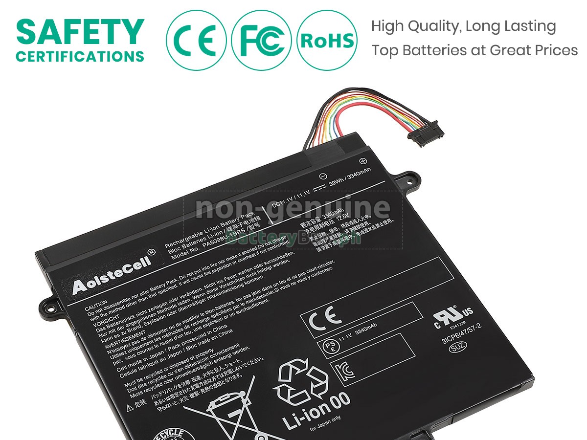 Toshiba Portege Z10T-A Replacement Battery