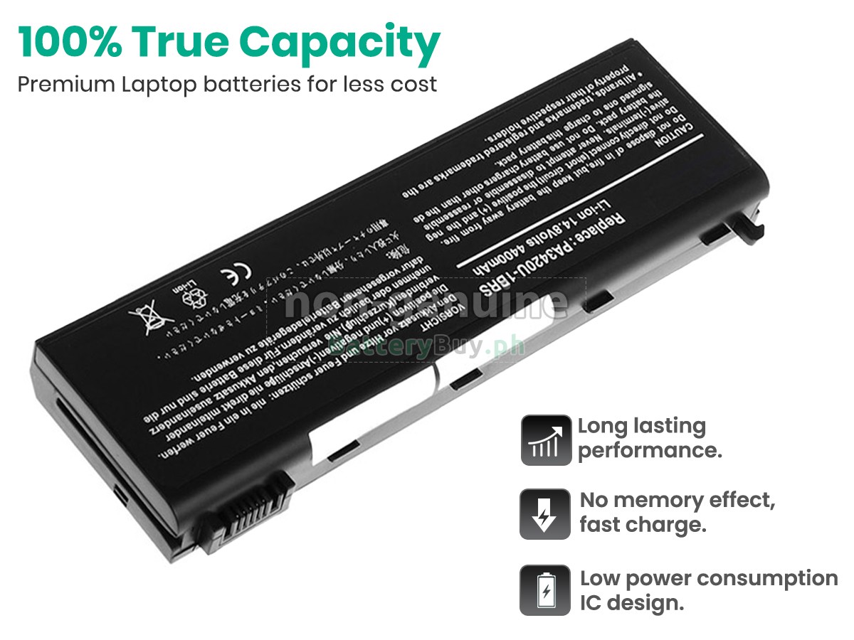 Toshiba PA3450U-1BRS Replacement Battery