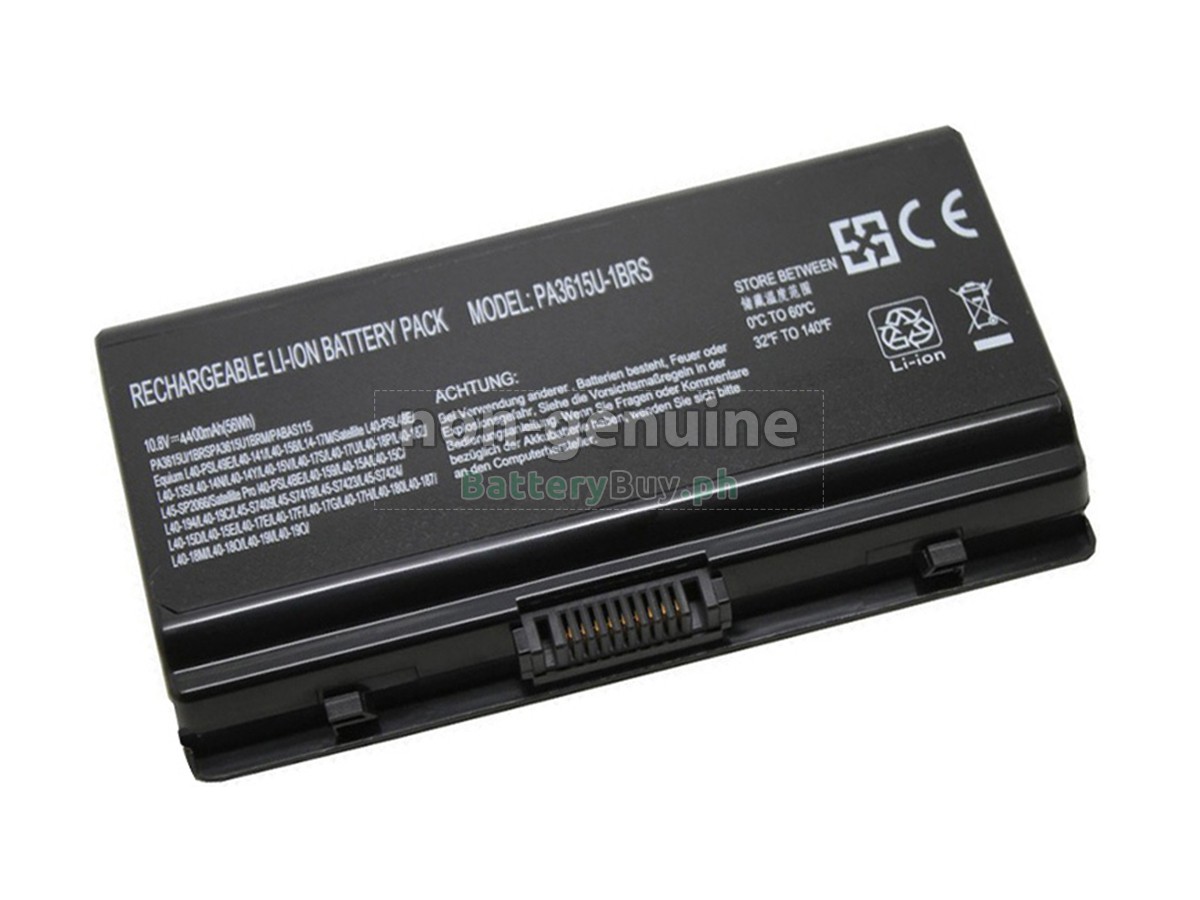 Toshiba PA3615U-1BRM Replacement Battery